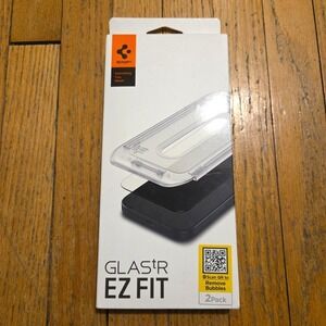 Spigen [GLAStR EZ Fit] Screen Protector for‎ iPhone 16 Pro Max 2 Pack AGL07907